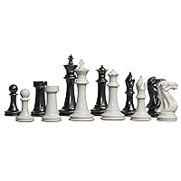 The House of Staunton - The Big Knight Plastic Chess Set - Pieces Only - 3.875