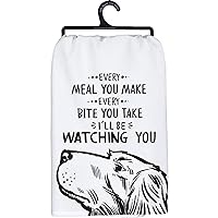 Primitives by Kathy Every Meal You Make Every Bite You Take I'll Be Watching You Decorative Kitchen Towel, 28