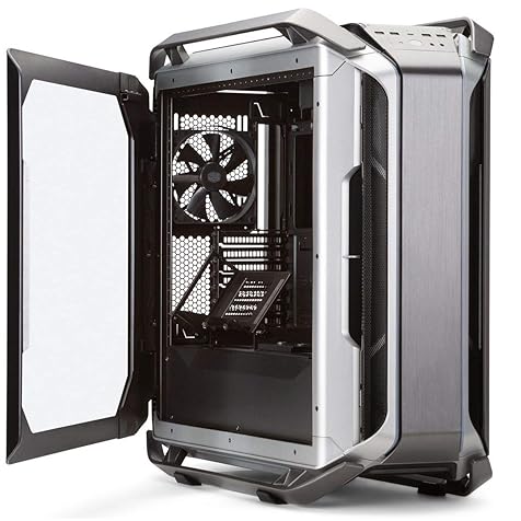 Cooler Master Cosmos C700M E-ATX Full-Tower, Curved Tempered Glass Panel, Riser Cable, Flexible Interior Layout, Diverse Liquid Cooling, Type-C, Customizable ARGB (MCC-C700M-MG5N-S00)