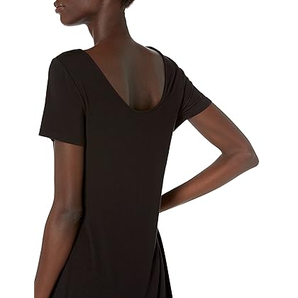 Amazon Essentials Women's Jersey Standard-fit Ballet-Back T-Shirt Dress (Previously Daily Ritual)