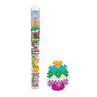 PLUS PLUS - Easter Egg - 70 Piece Tube, Construction Building Stem / Steam Toy, Interlocking Mini Puzzle Blocks for Kids