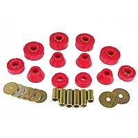 Prothane (7-101) 67-72 Chevy C10 Body Mount Kit - Red