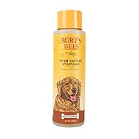 Natural Shed Control Shampoo with Omega 3 and Vitamin E | Shedding Dog Shampoo | Cruelty Free, Sulfate & Paraben Free, pH Balanced for Dogs - Made in USA, 16 Ounces