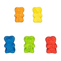 JA-RU Squishy Glitter Bear (4 Bears Assorted) Small Cute Animal Squishy  Fidget Toys for Kids. Gummy Bear Stress Relief Toys. Birthday Goodie Bags