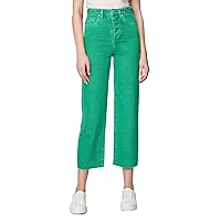 [BLANKNYC] Womens Straight Leg Five Pocket Green Colored Jeans, Stylish Pants & Designer Clothing