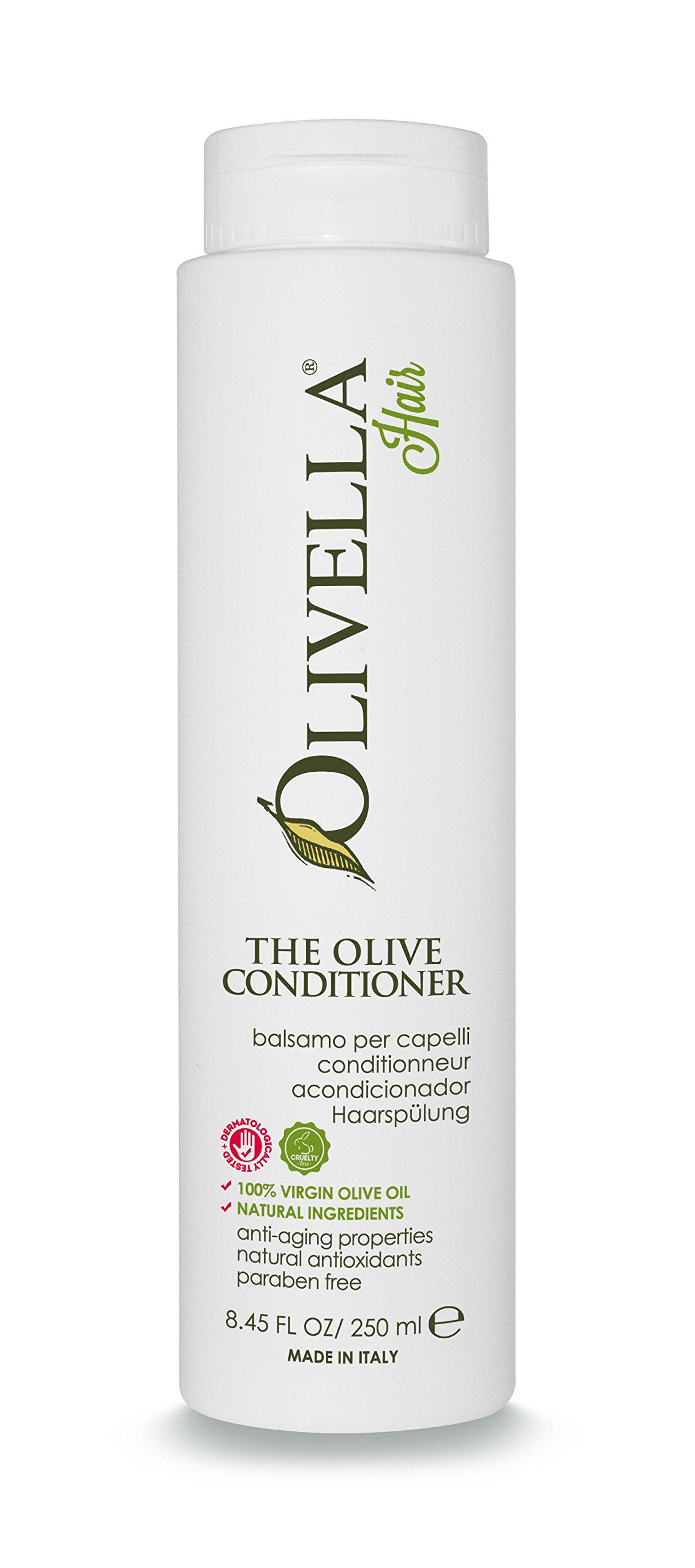 Olivella Hair The Olive Conditioner, 100% Virgin Olive Oil - 8.45 Oz, Oli-9025