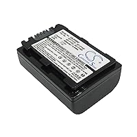 7.4V Battery Replacement is Compatible with DSC-HX100V DCR-HC85 DCR-DVD710 HDR-SR5C DCR-HC96E DCR-SR42E DCR-HC40S HDR-UX9E DCR-HC30L HDR-CX7K/E DCR-HC53E DCR-DVD410E