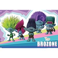 Trends International Trolls: Band Together - Brozone Wall Poster, 22.37