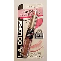 LA Colors Lip Gloss & Lipstick Duo, Moisturizes lips with natural color & high Shine, BLC822 Twinkle