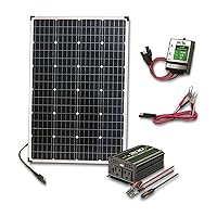 110 Watt Complete Solar Kit (300W Inverter & 11A CC)