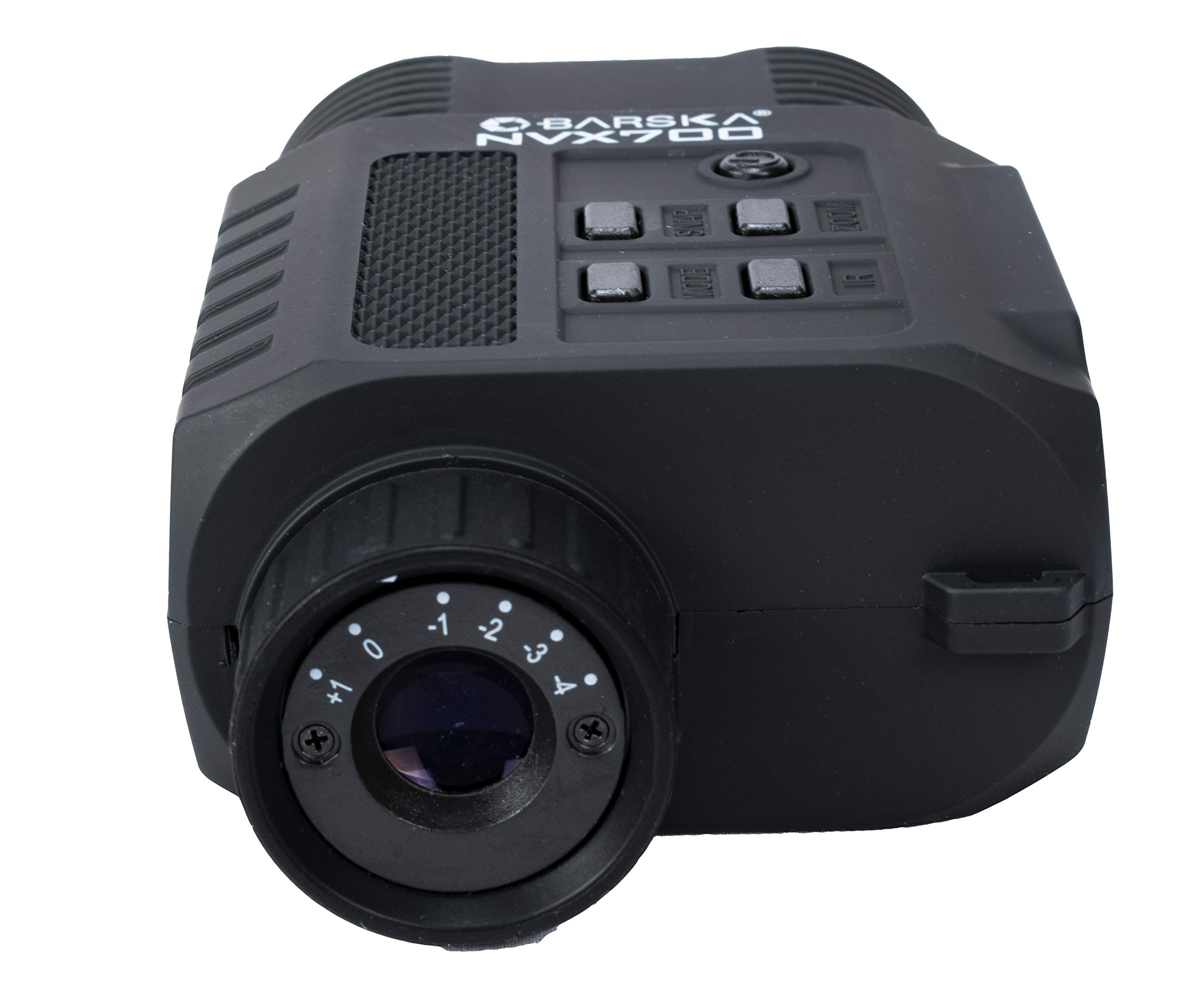 BARSKA BQ13506 Night Vision NVX700 Infrared Illuminator Digital Monocular, Black, One Size