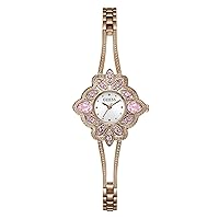 GUESS Women's 31mm Watch - Rose Gold-Tone G-Link White Dial Rose Gold-Tone Case