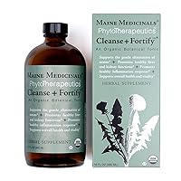Cleanse + Fortify Organic Liver Detox and Kidney Cleanse with Adaptogens 16 fl oz (32 Servings) USDA Certified Organic