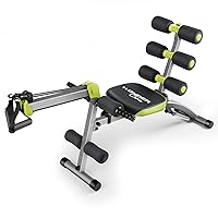 WONDER CORE 2 Workout Equipment Home Gym, Exercise Equipment Total Gym, Sit Up Machine for Abs, Exercise Chair for Total Body Workouts, Ab Rocket Abdominal Trainer