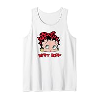 Betty Boop Vintage Classic Dotted Bow Pin Up Portrait Tank Top