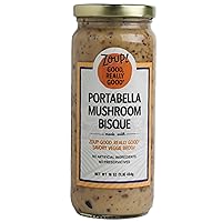 Portabella Mushroom Bisque by Zoup! Good, Really Good - No Artificial Ingredients, No Preservatives, Portabella Mushroom Bisque, 16 oz Ready to Serve (1 Pack)