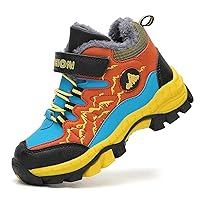 LEFEKA Children's Winter Shoes Non-Slip Warm Snow Boots Kids Boys Outdoor Camping Hiking & Trekking Footwear