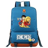 Luffy Laptop Computer Bag,One Piece Lightweight Bookbag,Wear Resistant Backpack for Travel,Outdoor,Hiking
