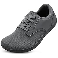 LeIsfIt Mens Dress Shoes Wide Toe Walking Shoes Minimalist Barefoot Shoes Casual Sneakers Breathable Zero Drop Shoes