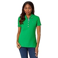 Tommy Hilfiger Women's Solid Short Sleeve Polo