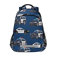 Cartoon Car School Backpack for Kid 5-13 yrs,Car Print Backpack Kindergarten School Bag