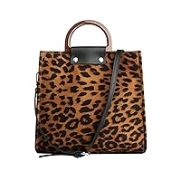 Crossbody Bag for Women Medium Capacity Soft Satchel Handbags Leopard Pattern Clutch Purse Top Handle Bag
