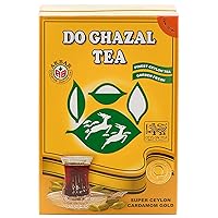 Do Ghazal Cardamom Tea 16oz Pure Ceylon Cardamom Loose Leaf Tea 454g Box