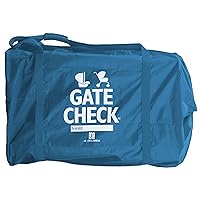J.L. Childress Gate Check Bag for Single & Double Strollers - Stroller Bag for Airplane - Large Stroller Travel Bag for Airplane - Air Travel Stroller Bag - Blue