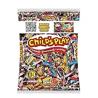 Child's Play Candy Favorites with Bonus Mobile Game, 5 Pounds of Individually Wrapped Party Candy - Funtastic Candy Variety Mix Bag - Peanut Free, Gluten Free (5 Pounds)