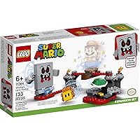 LEGO Super Mario Whomp’s Lava Trouble Expansion Set 71364 Building Kit; Toy for Kids to Enhance Their Super Mario Adventures with Mario Starter Course (71360) (133 Pieces)