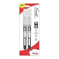 Pentel Finito Porous Point Pen Fine Point Tip, Black Ink, 2 Pack (SD98BP2A)