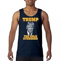 Trump The Gold Standard Tank Top President 2024 MAGA First Make America Great Again Republican Deplorable Men's Top