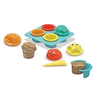 Sunny Patch Seaside Sidekicks Sand Cupcake Play Set - Toddler Beach Toys, Outdoor Toys For Sandbox, Sand Toys For Toddlers And Kids Ages 3+