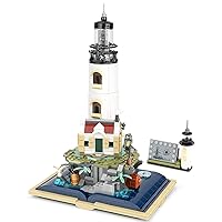 Ideas Lighthouse Building Set for Adults and Kids, Creative STEM Gift with Glowing Rotating Lighting for Boys and Girls Ages 8-12+, Unique Collection and Display Model for Home (1016 PCS)