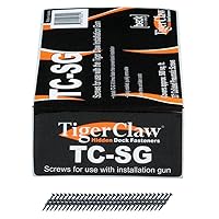 Tiger Claw Coated Steel Pneumatic Scrails Fasteners - 930 pcs. for Approx. 500 Square feet - TC-SG