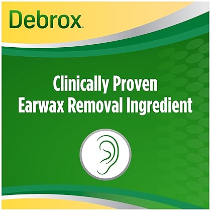 Debrox Ear Wax Removal Drops, Gentle Microfoam Ear Wax Remover, 0.5 Fl Oz