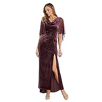 R&M Richards Women's Evening Gown W/Side Slit