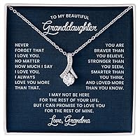 Granddaughter Necklace from Grandma, Granddaughter Gifts from Grandma, Mother Daughter Granddaughter Necklace, Valentine's Gifts for Granddaughter