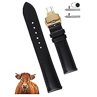 Leather Watch Band Deployment Clasp Ostrich Genuine Men Exotic Lizard Watch Strap Quick Release Handmade 18mm 19mm 20mm 21mm 22mm Vintage Replacement Wristwatch