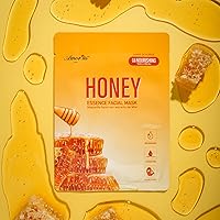 Amorus Honey Essence Facial Mask Dozen Set Made In Korea Nourishing, Hydrating