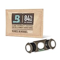 Boveda Bundle: Double-Guillotine Cigar Cutter + 1-Count Boveda for Humidor Seasoning – 84% RH – Season a Wood Humidor in One Step the Right Way – Conditions Wood Fully – No Mess – Nothing Else to Add