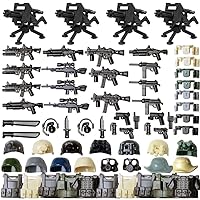SEREIN Military Weapon Accessories Custom Weapons Set for Minifigures Soldiers SWAT Team Compatible With Lego 