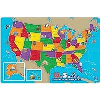 Educational Insights U.S.A. Foam Map Puzzle