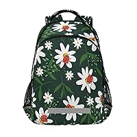 Red Ladybug Backpacks Travel Laptop Daypack School Book Bag for Men Women Teens Kids