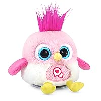 VTech - LoLibirds Lolito Pinky, Interactive Plush Bird to Place on The Shoulder, Pets That Repeat What You Say, Sing, Trinan, Gift for Children 4-10 Years, Spanish Content