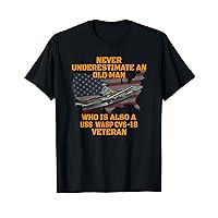 Veteran Day Aircraft Carrier Wasp CVS-18 Warship Grandpa Dad T-Shirt