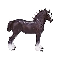 MOJO Shire Horse Realistic Horse Toy Replica Hand Painted Figurine
