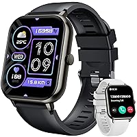 Smartwatch Fitness Watch with Bluetooth Call: 1.83”Smart Watch for Men with Heart Rate Oxygen Blood Pressure Monitor Sleep Tracker 123 Sports Step Counter Waterproof Activity Trackers for Android iOS