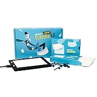 ANDYMATION Flipbook Starter Kit for Kids & Adults with LED Light Pad for Drawing & Tracing Animation, Premium Pre-drilled Flip Book Paper, Removable Binding Screws