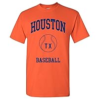 Classic Baseball Arch Basic Cotton T-Shirt